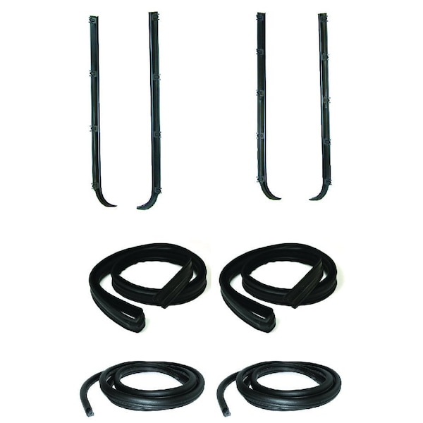 Fairchild Industries 1987-1996 Bronco Belt Weatherstrip, Door Seal & Window Channel Kit KF1002A-8 - main